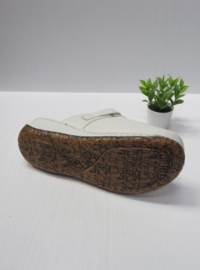 Klapki damskie na koturnie (36-42) J314 WHITE