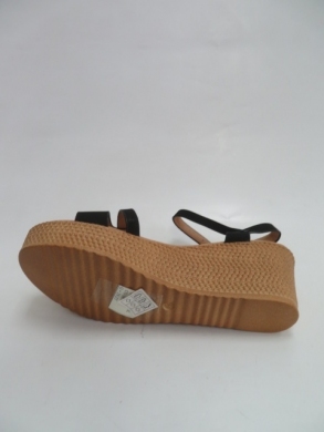 Sandały damskie na koturnie (36-41) ABD-2 BLACK