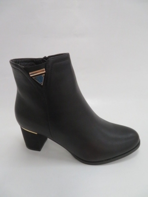 Botki damskie jesienne na obcasie (36-41) F-18071-18 BLACK