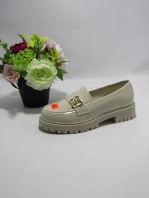 Mokasyny damskie na płaskim (36-41) 1660 BEIGE