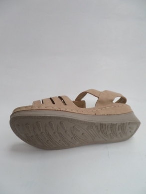 Sandały damskie na koturnie (36-41) 2816-6 APRICOT