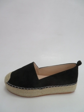Mokasyny damskie na koturnie (36-41) BL028 BLACK