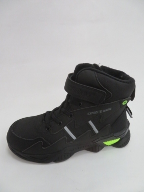 Botki Chłopięce ocieplane (32-37) P650 BL/GREEN