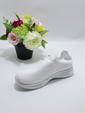 Buty sportowe damskie na płaskim (36-41) ADQ113-2 WHITE