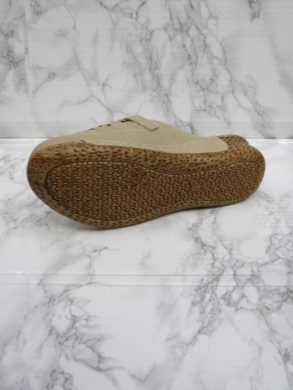 Klapki damskie na koturnie (39-43) DJ6-13 KHAKI