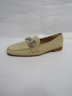 Mokasyny damskie na płaskim (36-41) H8-257 BEIGE