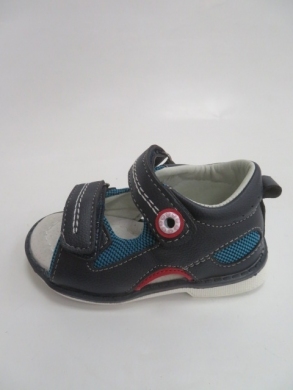 Sandały chłopięce (21-26) F638 NAVY/RED