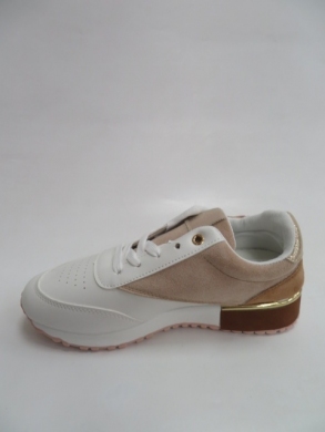 Buty sportowe damskie na płaskim (36-41) YR-71 WHITE