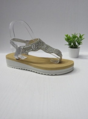Sandały damskie na płaskim (36-41) A-7 SILVER