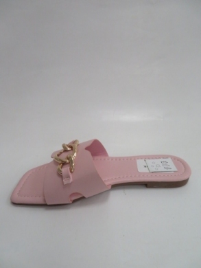 Klapki damskie na płaskim (36-41) 2305-12 PINK
