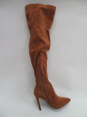 Kozaki damskie jesienne na szpilce (36-41) 3804-8 TAN