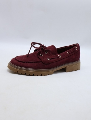 Mokasyny damskie na płaskim (36-41) 9727 RED