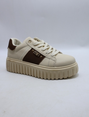 Buty sportowe damskie na płaskim (36-41) LLS-17 BEIGE