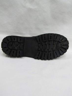 Mokasyny damskie na płaskim (36-41) 7201-12 BLACK