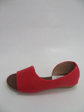 Baleriny damskie na płaskim (36-41) N19-521 RED