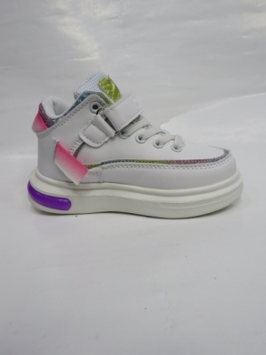 Buty sportowe dziewczęce (21-26) E165 WHITE