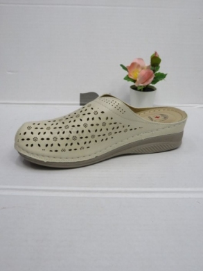 Klapki damskie na koturnie (36-41) DJH1-1 BEIGE