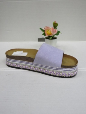 Klapki damskie na koturnie (36-41) 202-2 PURPLE