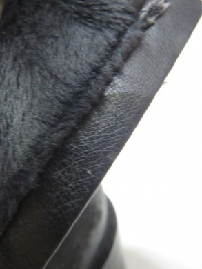 Botki damskie ocieplane na obcasie (36-41) 020SU BLACK