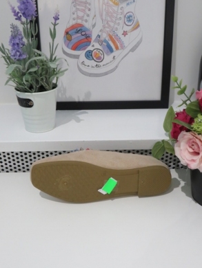 Mokasyny damskie na płaskim (36-41) 7901 BEIGE