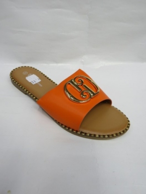Klapki damskie na płaskim (36-41) WL-46 ORANGE