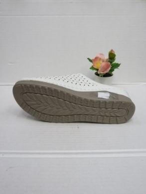 Klapki damskie na koturnie (39-43) DJH1-6 WHITE