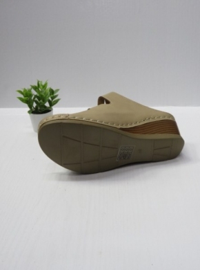 Klapki damskie na koturnie (36-41) HC-2014 BEIGE