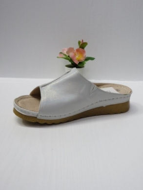 Klapki damskie na koturnie (36-41) 7AA229 SILVER