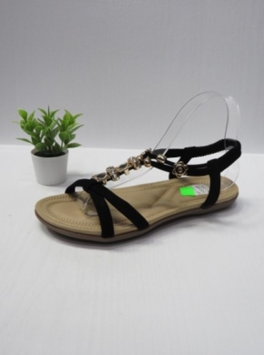 Sandały damskie na płaskim (36-41) 858-9 BLACK
