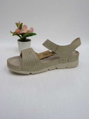 Sandały damskie na koturnie (36-41) 0629 BEIGE