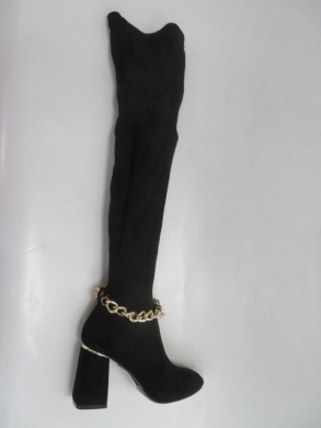 Kozaki damskie jesienne na obcasie (36-41) 3320 BLACK