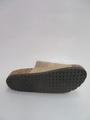 Klapki damskie na płaskim (36-41) 44508 BEIGE