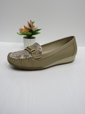 Mokasyny damskie na koturnie (36-41) CY-M21 BEIGE