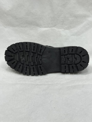 Mokasyny damskie na płaskim (36-41) 7201-11 BLACK