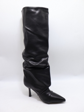 Kozaki damskie na szpilce (36-41) CLS-571 BLACK
