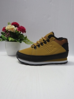 Buty sportowe damskie ocieplane (36-41) 7WB917 YELLOW/BLACK