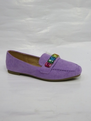 Mokasyny damskie na płaskim (36-41) 7972 PURPLE