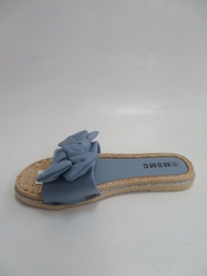 Klapki damskie na płaskim (36-41) WS9020 LBLUE