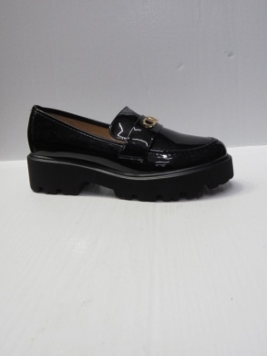 Mokasyny damskie na koturnie (36-41) A2052-261A BLACK