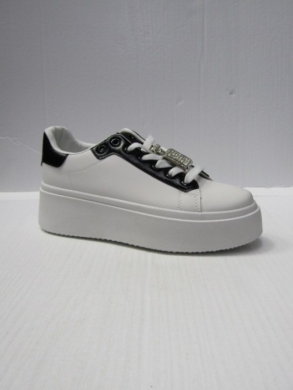 Buty sportowe damskie na koturnie (36-41) 681 BLACK