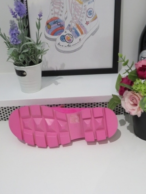 Mokasyny damskie na płaskim (36-41) 1718 FUCHSIA