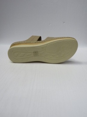 Klapki damskie na koturnie (36-41) B0231 BEIGE