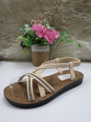 Sandały damskie na płaskim (36-40) Z-13 BEIGE