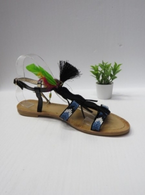 Sandały damskie na płaskim (36-41) LQ-2662 BLACK