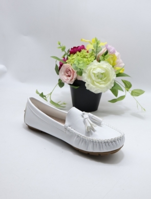 Mokasyny damskie na płaskim (36-41) HJJ-02 WHITE