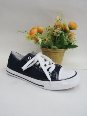 Trampki damskie na płaskim (36-41) 8A07 NAVY