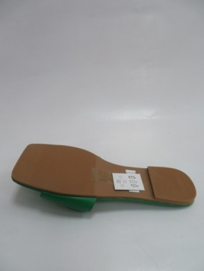 Klapki damskie na płaskim (36-41) 7050 GREEN