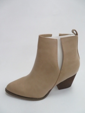 Botki damskie jesienne na obcasie (36-41) B-665 BEIGE