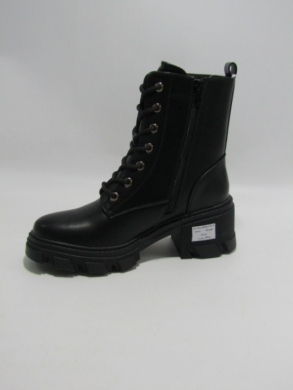 Botki damskie ocieplane na obcasie (36-41) SA3172-1 BLACK