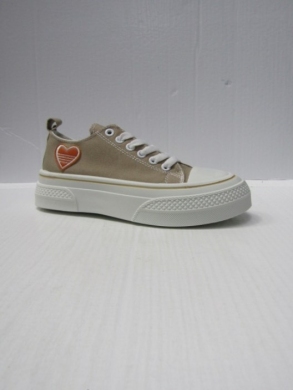 Trampki damskie na płaskim (36-41) LL1870 KHAKI